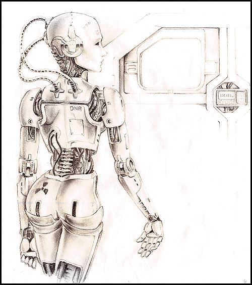 File:Cyborg Girl by lareux.jpg