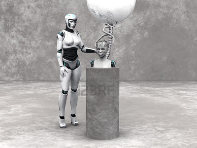 File:12020231-an-android-woman-head-on-a-podium-a-female-robot-standing-beside-her-the-head-is-connected-to-a-big-.jpg