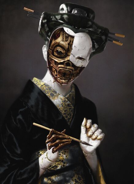 File:Ghost in the Shell Robot Geisha by Nick Keller.jpg