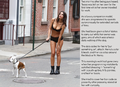 Dog-walking in Underwear