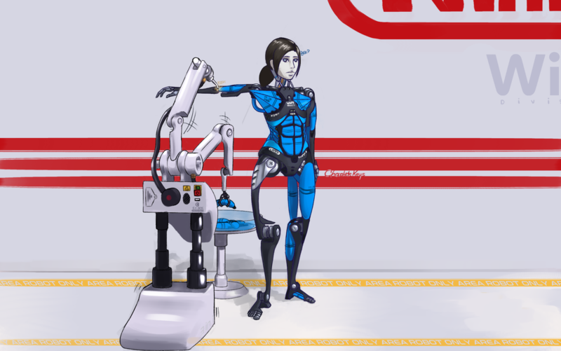File:The Assembly of Wii Fit Trainer by ChocolateKeys.png
