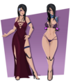 Rose Dress Unarmed by 'Ezula-87 on DeviantArt.