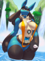 Swimsuit Lucario.png
