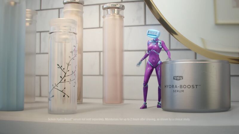 File:Schick Hydro Silk Robot Razor Commercial Serum 21.jpg