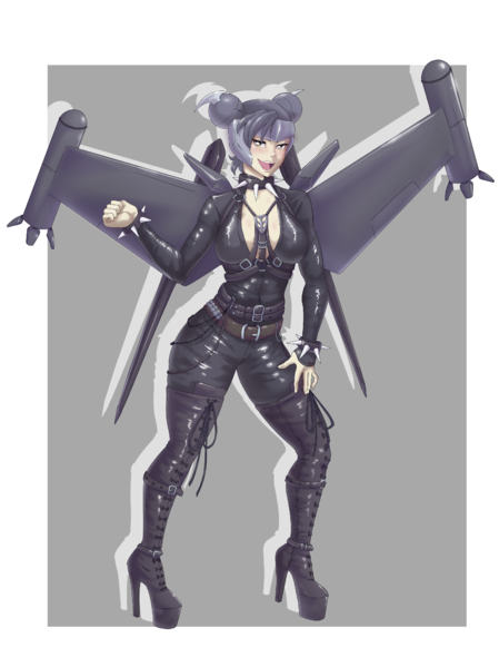 File:Shadow lady catsuit with jetpack wings extra comm by amondetauro.png