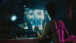 Thumbnail for File:Cyberpunk 2077 screen-beautiful-and-deadly.4.jpg