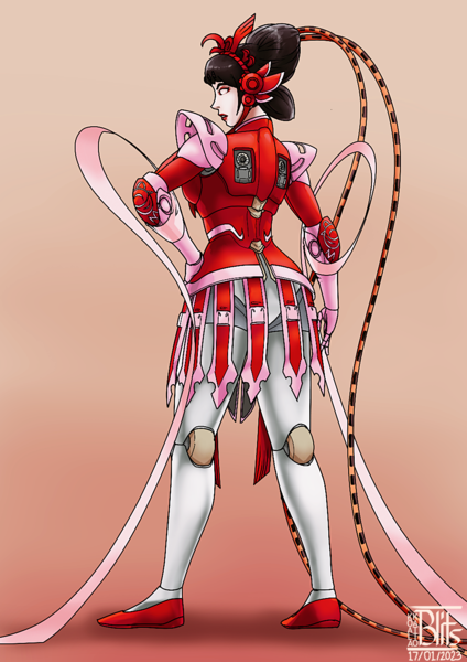 File:WuZeTian Back pose (Commission) NO JETPACK.png