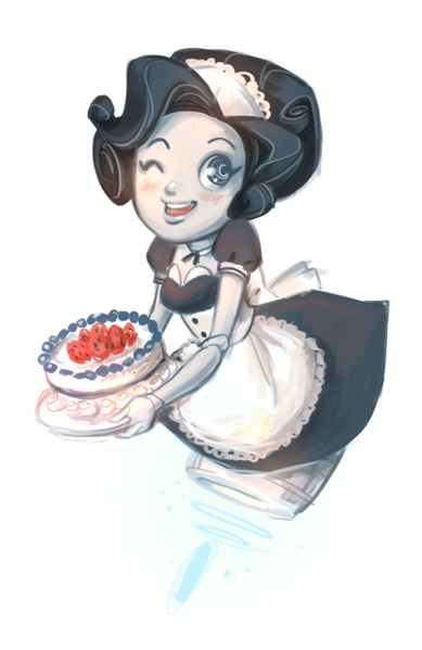File:Robomaid gives you cake by noa85-d4tkzv2.png