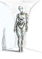 Robot girl by ALeksecond on DeviantArt.